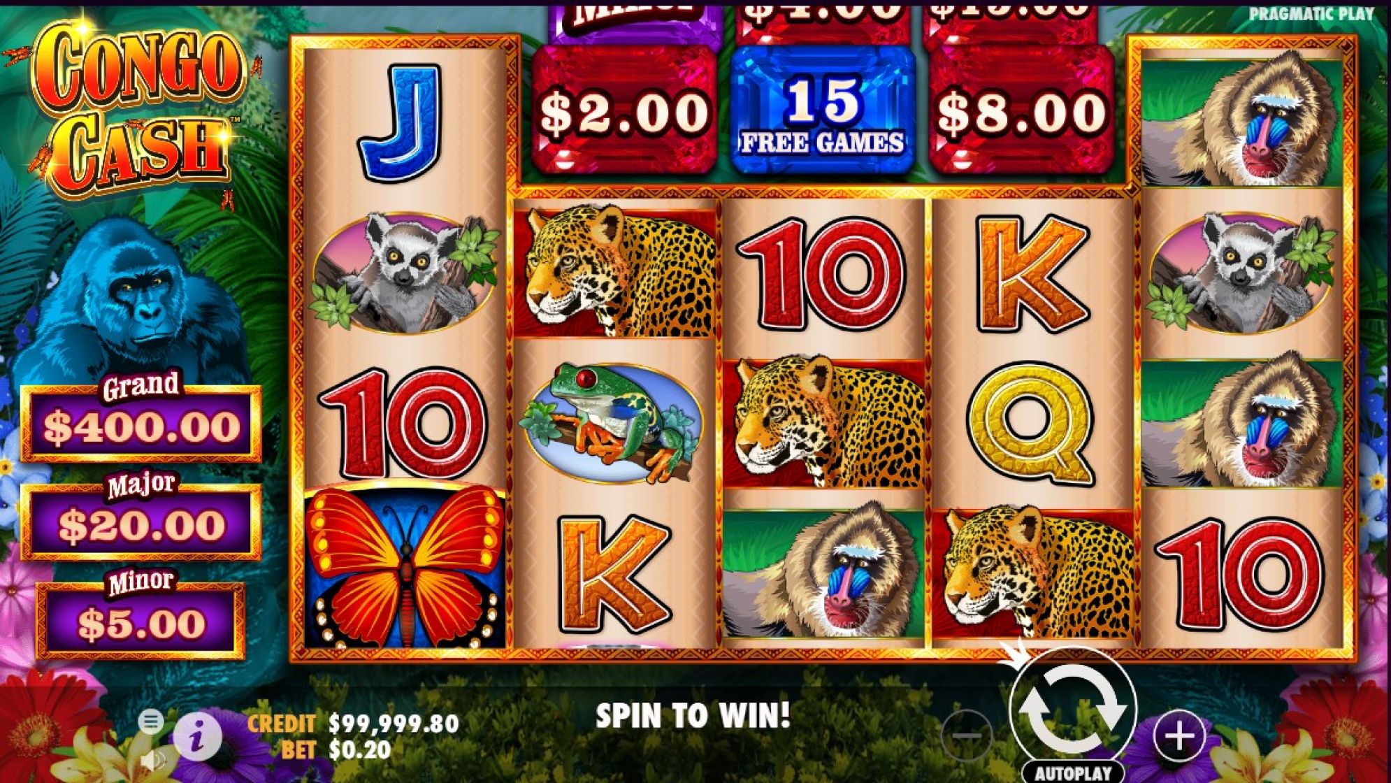 Congo Cash Gameplay
